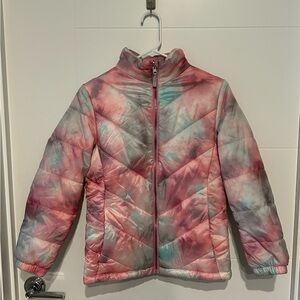 Girls ZeroXposur Lightweight Winter Coat. Multi-Color Size 14/16. Like New.